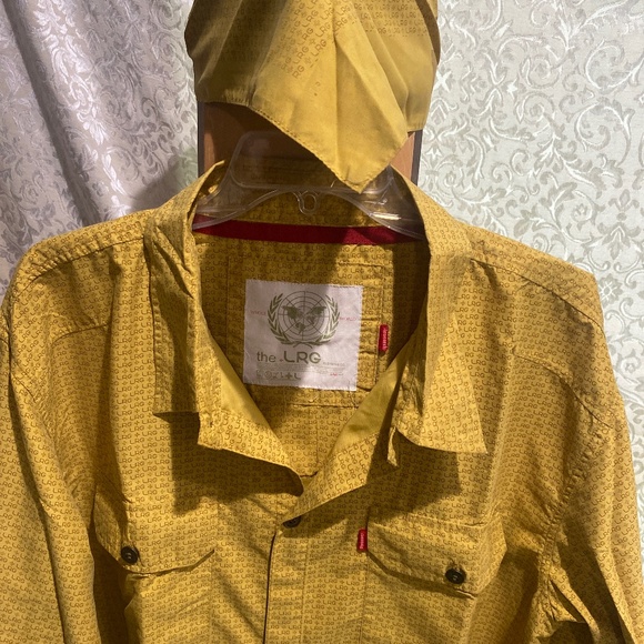 LRG 90’s Vintage Salesman Sample Shirt and Scarf Sz XL - Picture 1 of 11